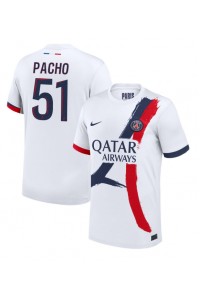 Paris Saint-Germain Willian Pacho #51 Fotballdrakt Borte Klær 2024-25 Korte ermer